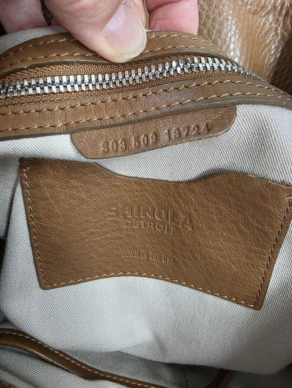Shinola Detroit Cass Hobo Dearborn Brown ** EUC **